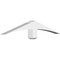 Ekena Millwork Bellingham Architectural Grade PVC Gable Bracket, 48"W x 8"H x 4"D x 4"F, 4/12 Pitch GBP048X08X0404BEL00 - alternate 1